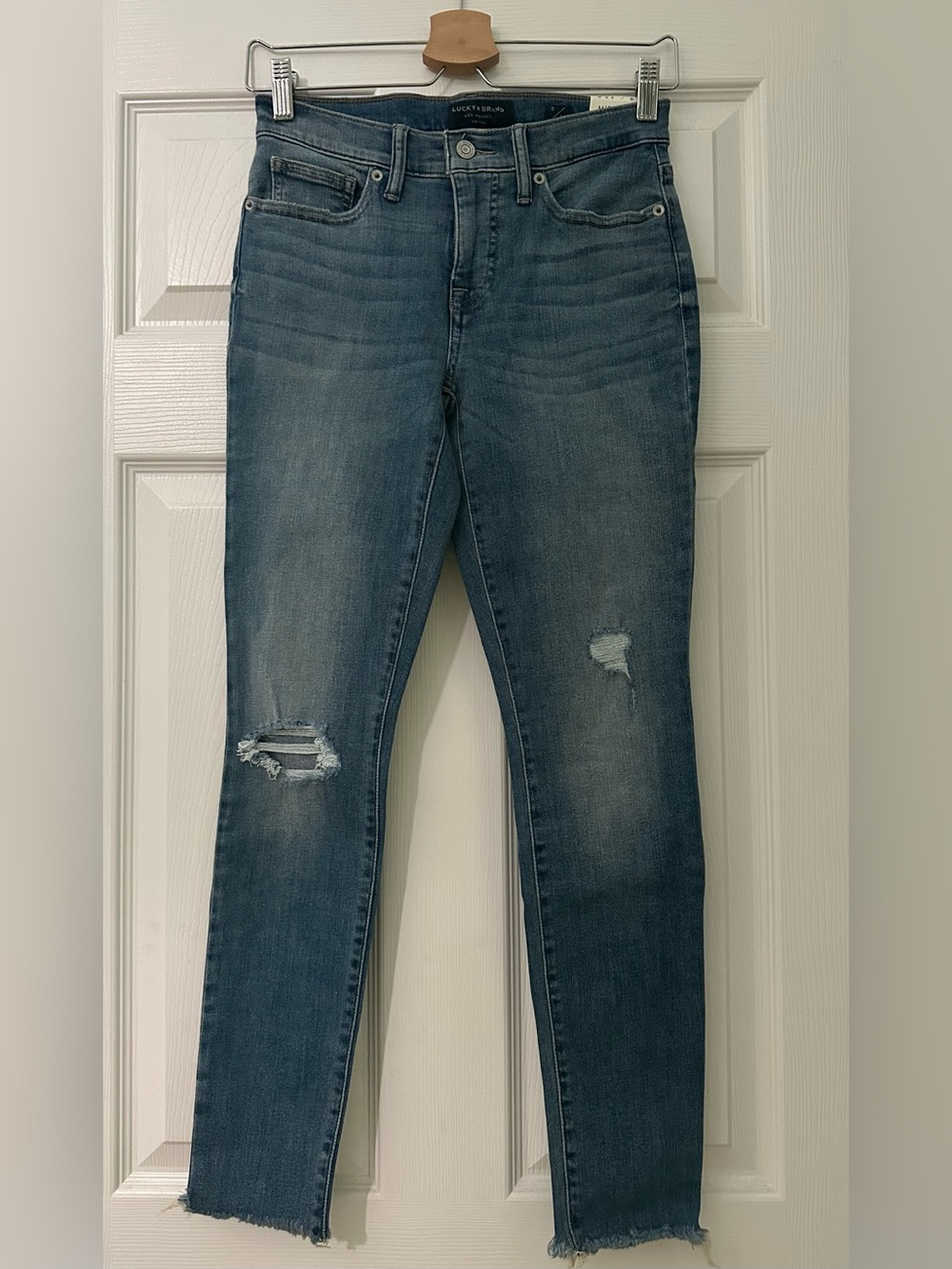 NWT Lucky Brand Mid Rise Super Skinny Ava Jeans Size 0 / 25A V00147